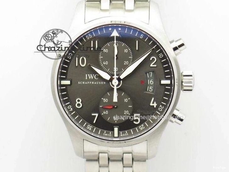 MIROTIME 0129 Snug Portofino IW391022 SS ZK 1:1 Best Edition White Dial Gold Markers On Black Leather Strap A 7130